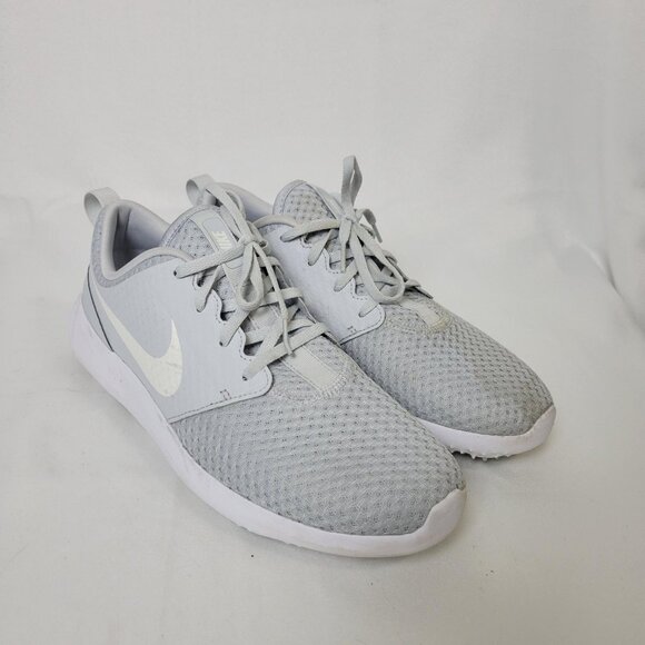 Nike Mens Size 9.5 Roshe G Golf Shoes Pure Platinum Gray Spikeless CD6065-003 - Picture 2 of 8